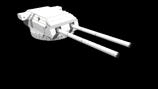 Tirpitz: 38cm Turret with rangefinder